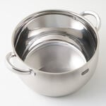 Alberto stainless steel pot with lid, silver 6.5L image number 2