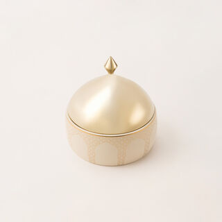 Qourb beige porcelain date bowl