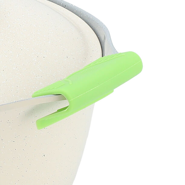 Lahoya 17 piece granite cookware set cream colour image number 2