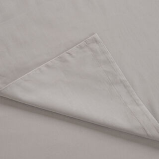Boutique Blanche Duvet Cover Set 100% Cotton 200Tc Percale Queen Grey 240*200 Cm
