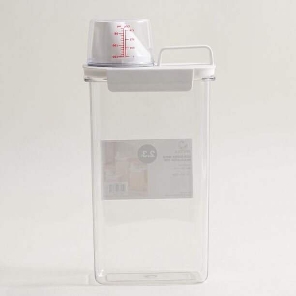 Pentola plastic grains dispenser with spout and cup 2.3L image number 1