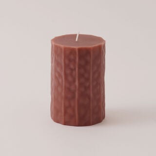 Homez Elegant Wax Candle 7*10.5Cm, Brown