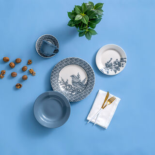  20 Pcs Porcelain Dinner Set Serve 4 Persons