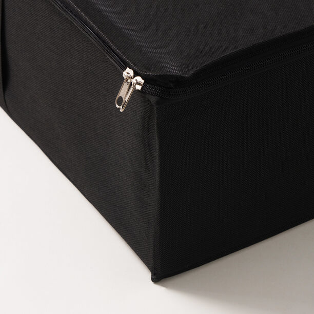 هومز منظم ملابس تخزين بطانيات تحت السرير من البوليستر، اسود 95*38*22 سم image number 3