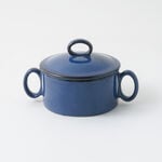 La Mesa stoneware mid bowl with lid, blue 15.2*10.3*5.1 cm image number 1