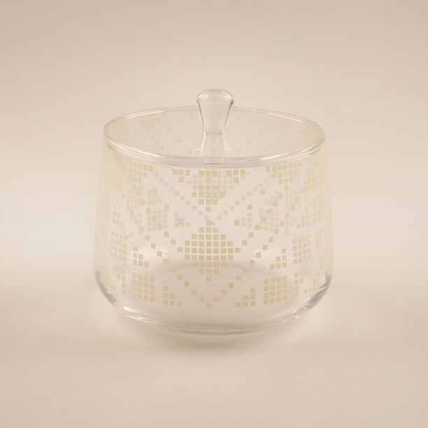 Dallaty Acrylic Sugar Bowl Naseej Collection, White image number 0