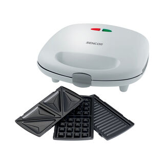 3 in 1 Sencor white sandwich maker 700W