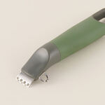 Alberto Stainless Steel Grater With Plastic Handle, Green / Silver, 18.5 Cm image number 1