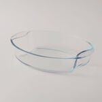 Alberto Borosilicate Glass Oval Baking Dish 2.95L image number 0