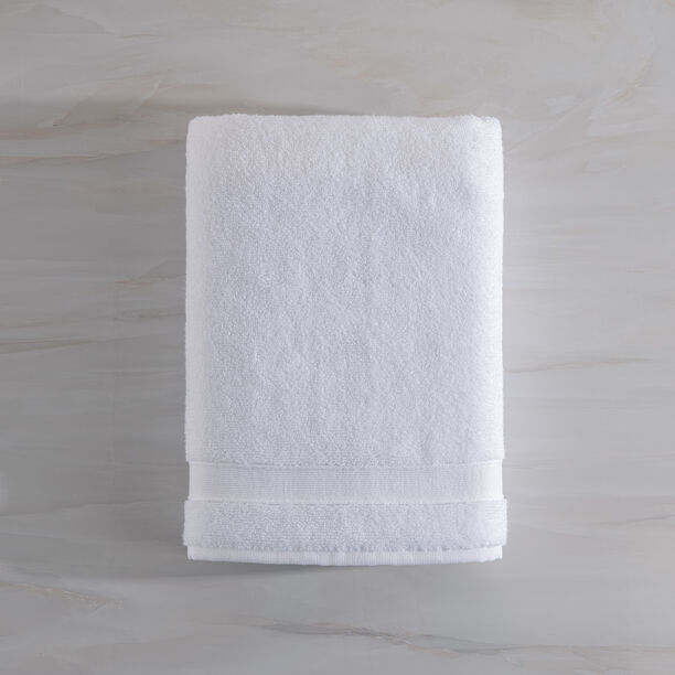 Boutique Blanche White Cotton Cloud Zero Twist Bath Towel, 140*70 Cm image number 0