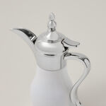 1Pc Steel Vacuum Flask Mini Traditional White Silver 0.3Ml image number 2