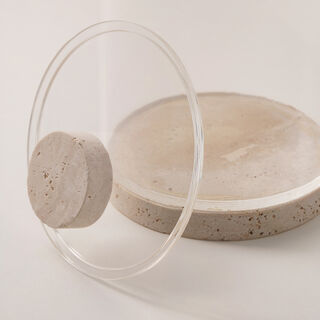 Dallaty sugar pot travertine collection