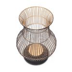 Candle Holder Gold And Black image number 1