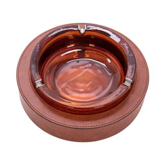 Leather Ashtary Dia 20Xht: 6Cm