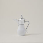 1Pc Steel Vacuum Flask Mini Traditional White Silver 0.3Ml image number 0