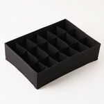 Homez Polyester Clothes Organizer, 18 Grid Black 59.5*20.5*19Cm image number 0