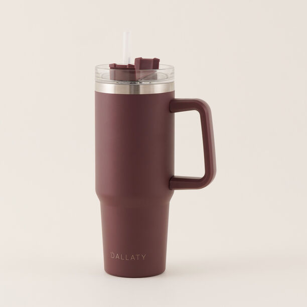 Dallaty Stainless Steel Thermo Bottle, Brown 600 Ml image number 0