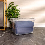 STORAGE BOX with HANDLE ON LID PLASTIC image number 0
