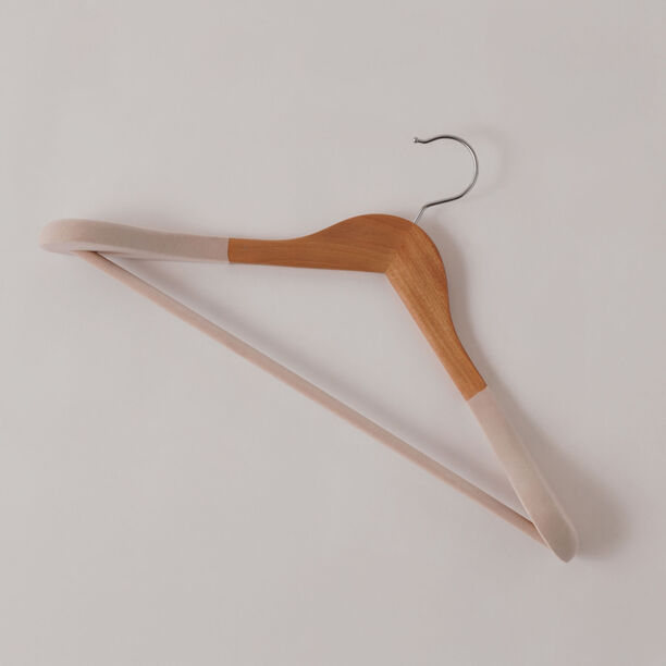 هومز علاقة ملابس خشبية 33*37سم، بيج image number 1