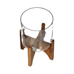 Planter Wood And Glass image number 3