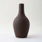 Homez Clay Stone Vase 19*19*39Cm, Brown image number 0