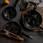 Grandi 4 piece marble frypan set black image number 4
