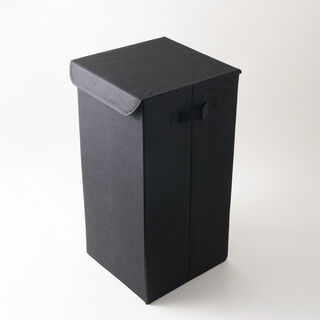 Homez polyester clothes organizer laundry box, black 62*32*17