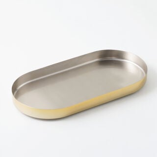 Alberto stainless steel condiment set 4pcs, white and gold