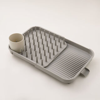 Joseph Joseph duo expandable dish rack grey