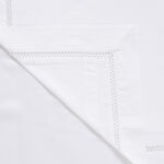 Boutique Blanche Ladder Lace Duvet Cover Set 100% Cotton 300Tc White 200*200 Cm image number 4