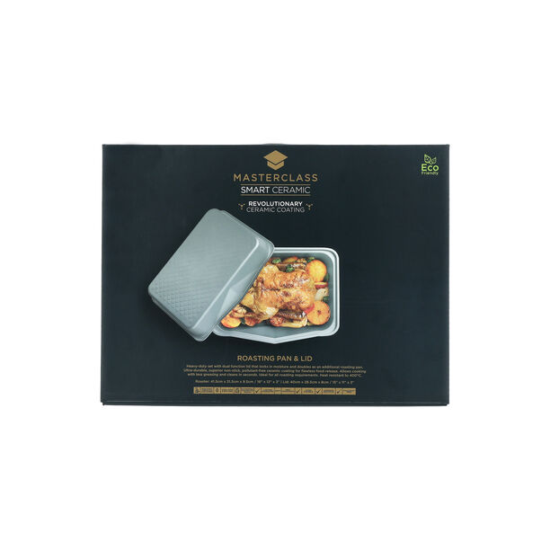 MASTERCLASS MC SC ROASTING PAN WITH LID GREY NS image number 7