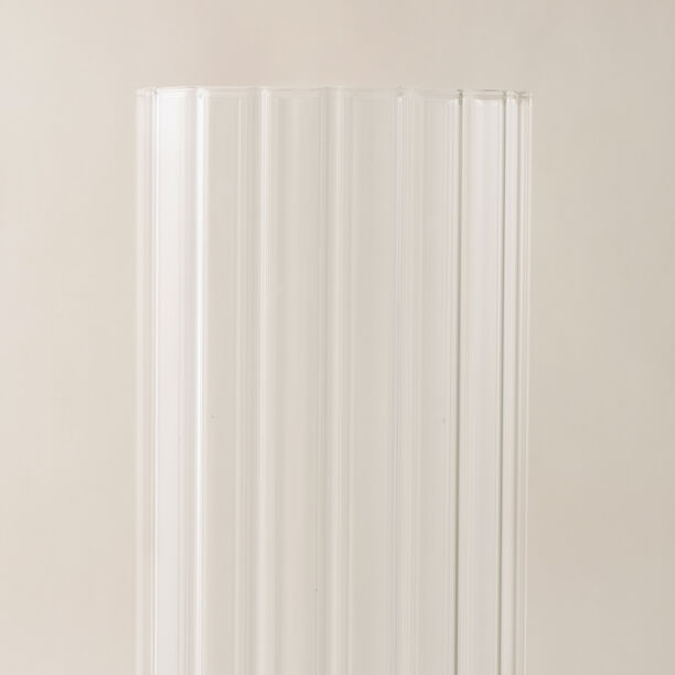 Homez Ceramic Vase Taibah Collection, Cream 40*13*13Cm image number 1