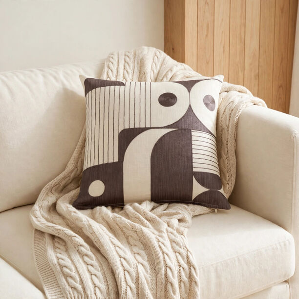 Homez Abstract Geometric Cushion Cover, 45*45Cm image number 1