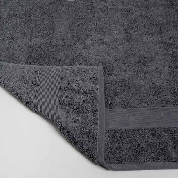 Boutique Blanche grey ultra soft cotton bathroom towl 100*150 cm image number 2