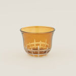 Dallaty 6pcs arabic coffee cup set, brown image number 5
