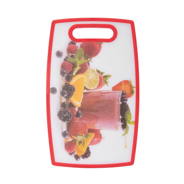 Alberto Plastic Printed Cutting Board Smoothy Design image number 1