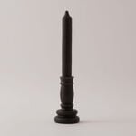 Homez soya wax tower candle, black 30*6cm image number 0
