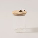 Alberto 4Pcs Glass Canister Set With Wooden Base image number 2