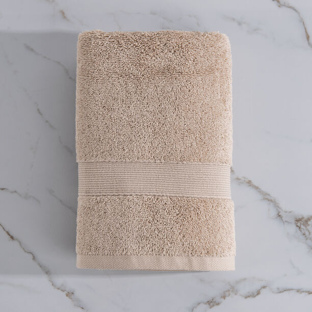 Boutique Blanche Beige Cotton Hand Towel 100*50 cm image number 0