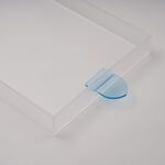 Dallaty Acrylic Tray With Blue Color Handle, 59.5*30*5 Cm image number 1