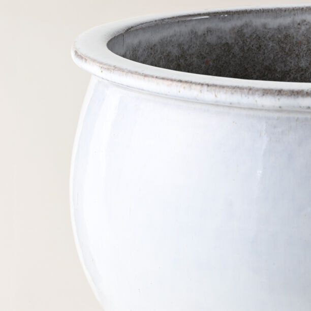 Homez Ceramic Planter, Off White 38*38*33Cm image number 2