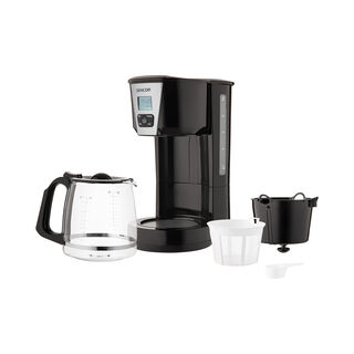 Sencor electric black coffee maker 1000W, 1.8L