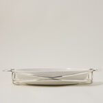 Round Plate With Stand Silver image number 0