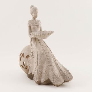 Homez Resin Home Accent Grey 20.9*39.5*37.4 Cm