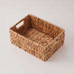 Homez Rectangular Rattan Storage Basket 32*23*13 Cm image number 0