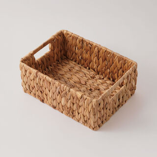 Homez Rectangular Rattan Storage Basket 32*23*13 Cm