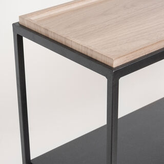 Homez wood and metal console table