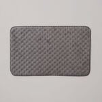 Memory Foam Bath Mat With Sbr Backing 50X80Cm Grey image number 0