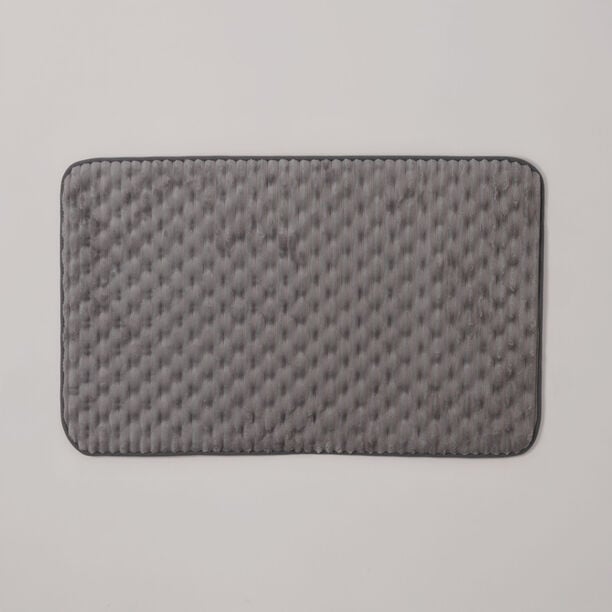 Memory Foam Bath Mat With Sbr Backing 50X80Cm Grey image number 0