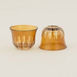 Dallaty 6pcs arabic coffee cup set, brown image number 3